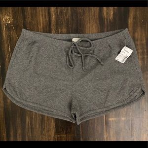 NWT Waffle Knit Dark Grey Sleep Shorts - Size L